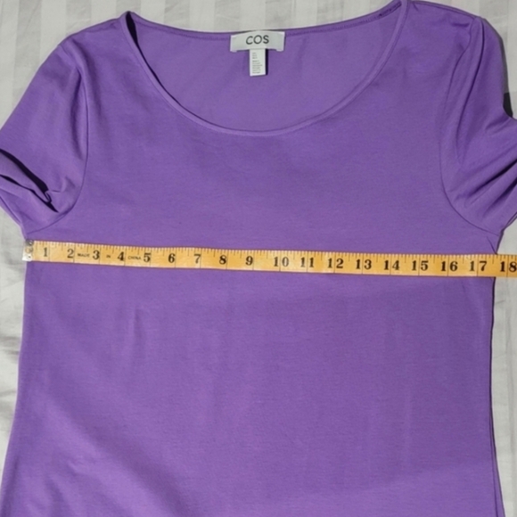 COS Purple Long Sleeve Shirt in pre-owned excellent conditions. - Picture 2 of 7
